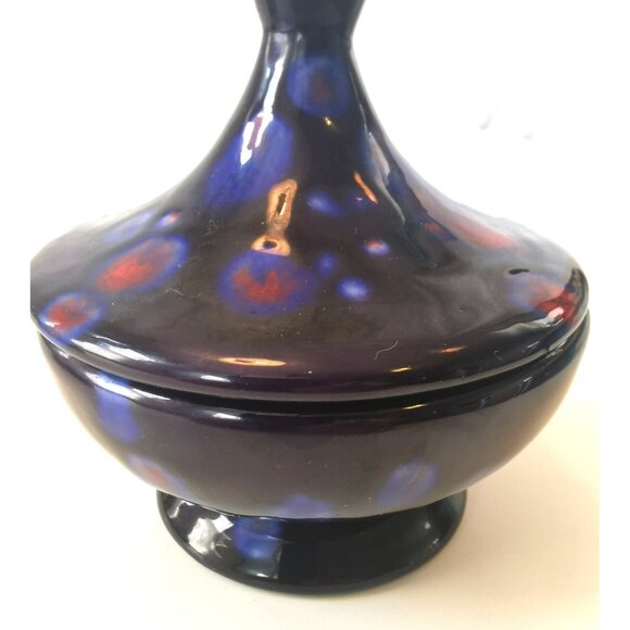 Treat Dispenser Hand Made 1975 Signed F.G. Ceramic - Picture 6 of 9